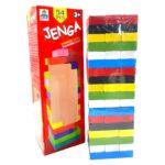 Multicolor Jenga Tower Game Blocks